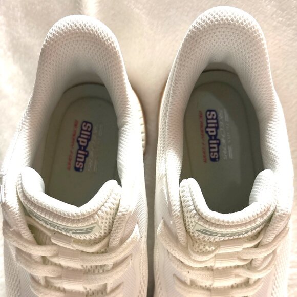 Sketchers slip-ins Bobs Squad 4 White womens 10 Sneakers - Picture 9 of 9